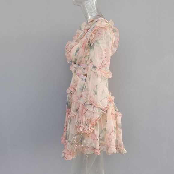 Floral Ruffle Dress - Picture 7 of 7